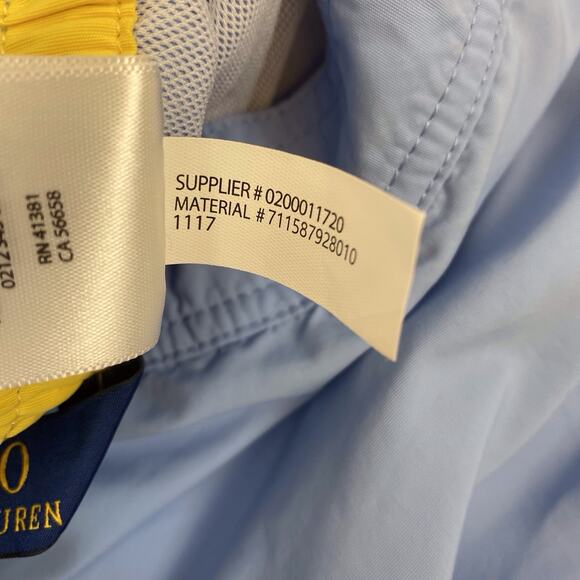 Polo Ralph Lauren Swim Trunks Light Blue Shorts Netted Size 4XB Big & Tall - Picture 4 of 14